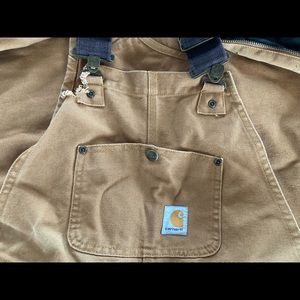 Carhartt Lined Coverall Bibs - Barely used
